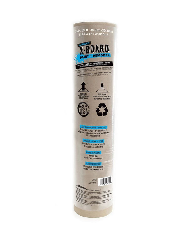X•Board® Paint + Remodel Lightweight Breathable Surface Protector 35"x100'