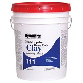 Dynamite® 111 Heavy Duty Clay Non-Strippable Wallcovering Adhesive 1gal