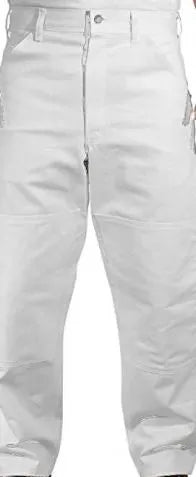 STAN RAY DOUBLE KNEE WHITE PAINTER PANTS