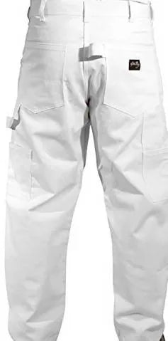 STAN RAY DOUBLE KNEE WHITE PAINTER PANTS