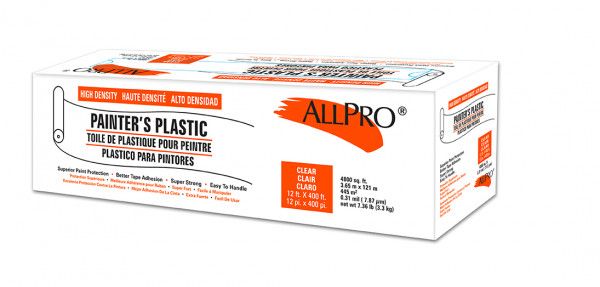 ALLPRO HIGH DENSITY PLASTIC 12X400 .31M 1507552