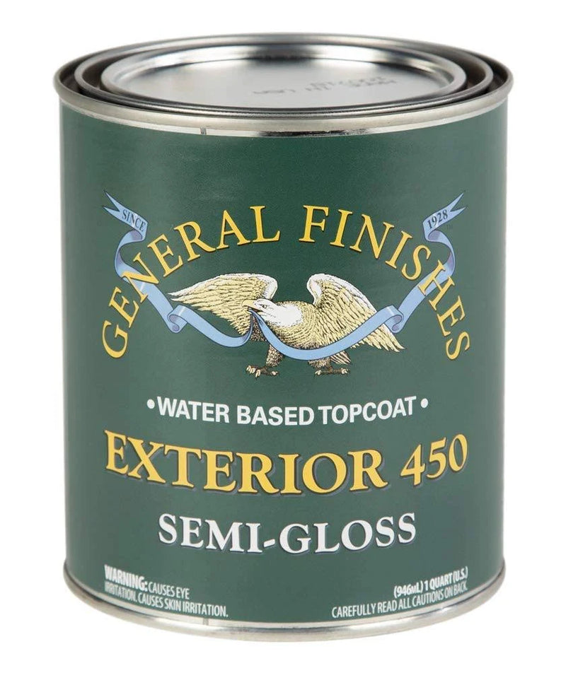 GENERAL FINISHES EXTERIOR 450 WATER BASED OUTDOOR TOPCOAT
